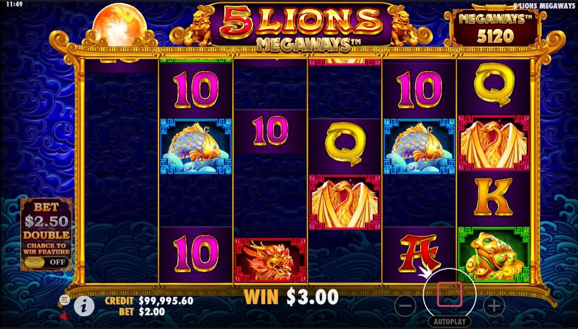 5 lions megaways slot tumble feature