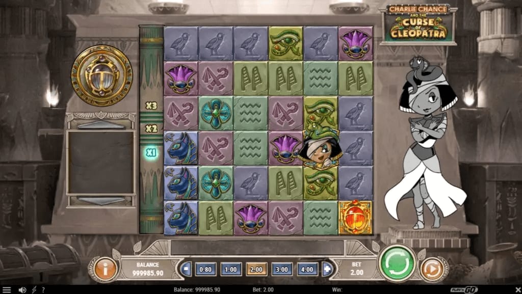 Charlie Chance and The Curse of Cleopatra Slot