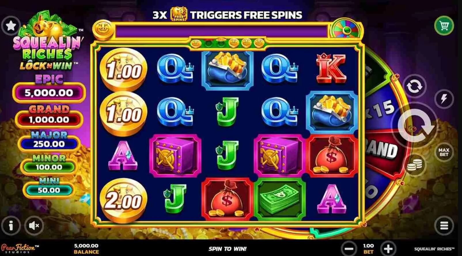 squealin' riches slot