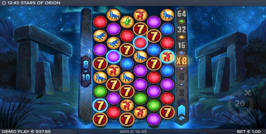 stars of orion slot free drops feature