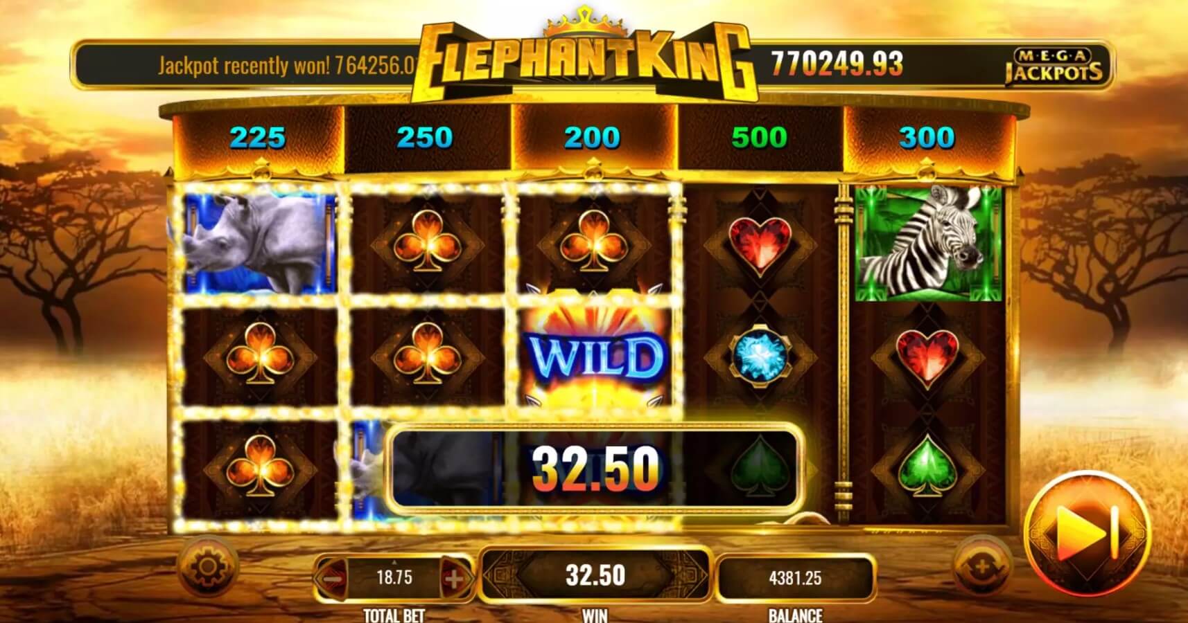 elephant king megajackpots slot igt