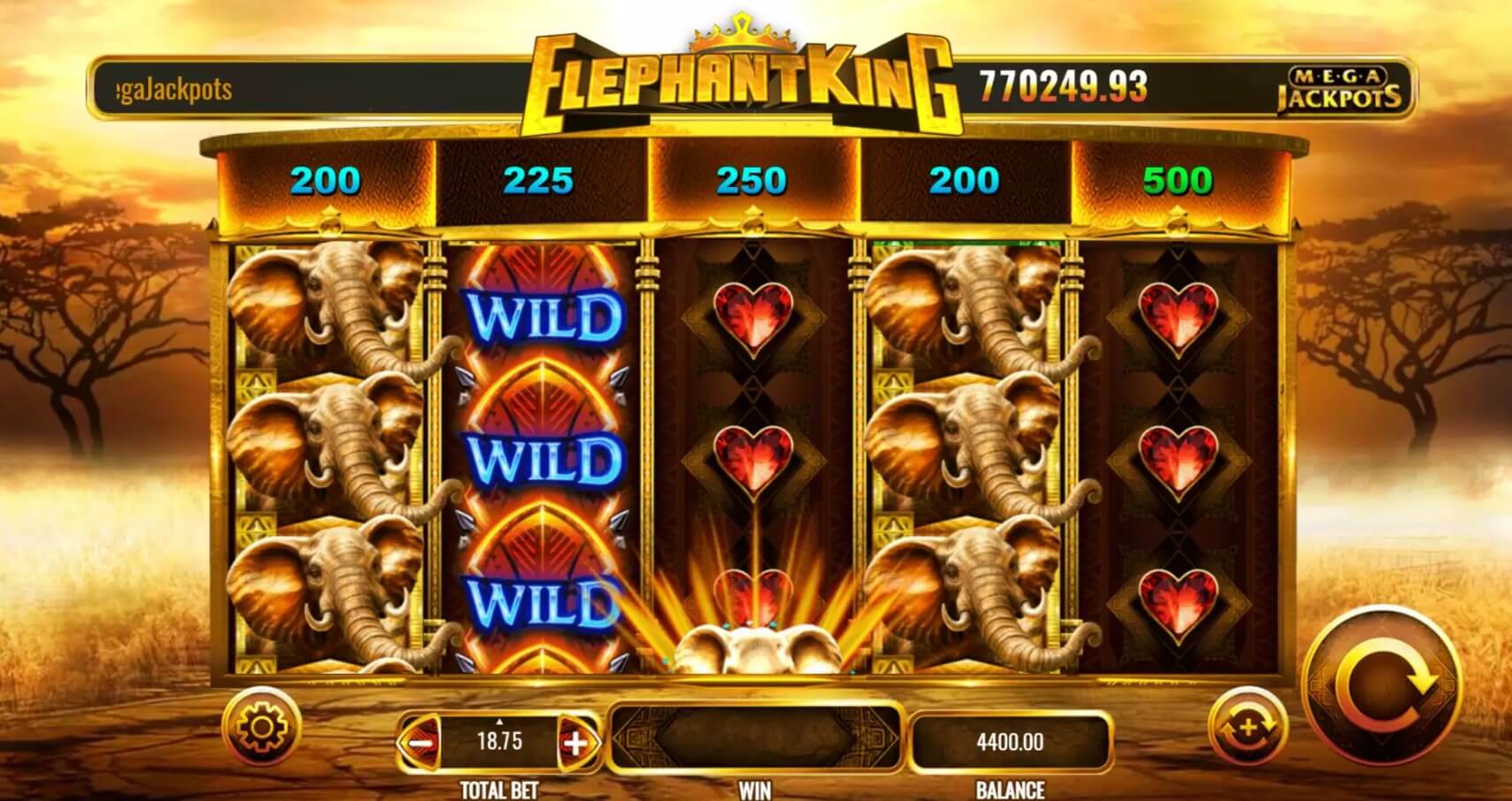 elephant king megajackpots slot