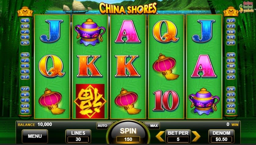 china shores slot