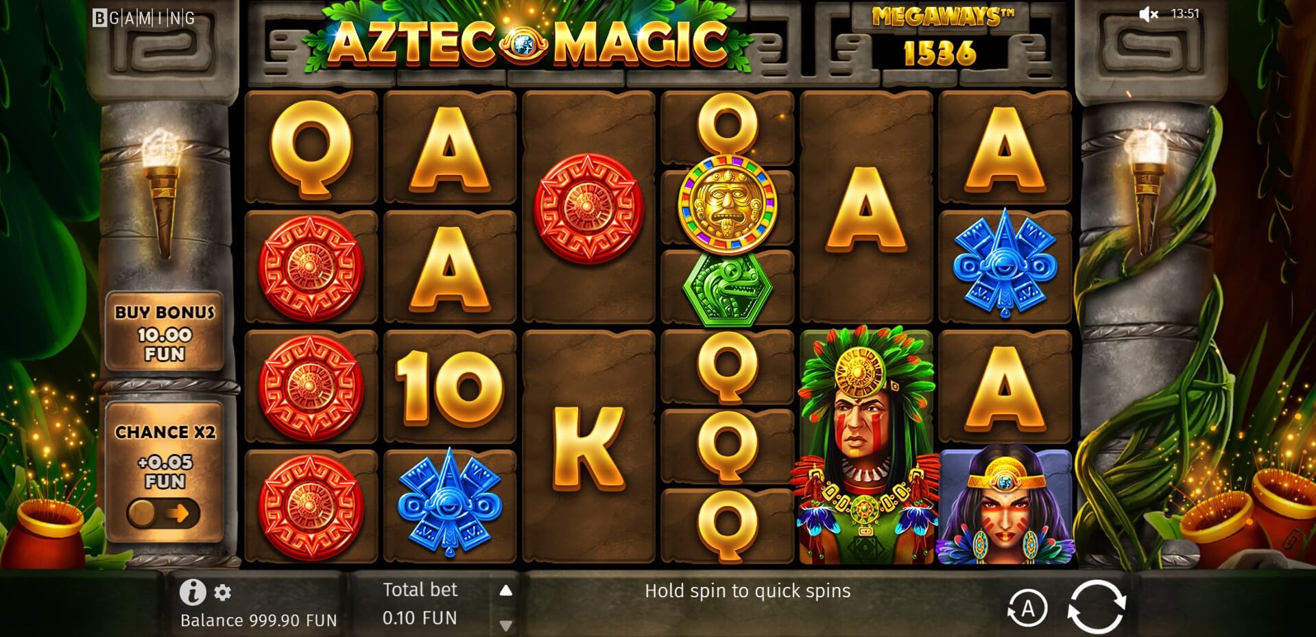 aztec magic megaways slot bgaming