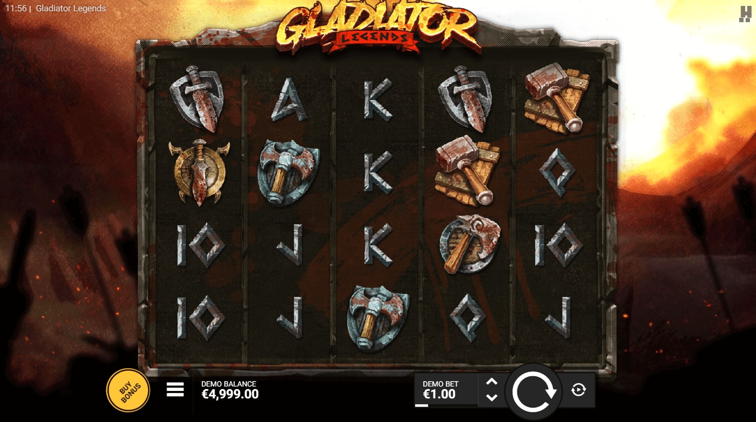 Máy đánh bạc Gladiator Legends