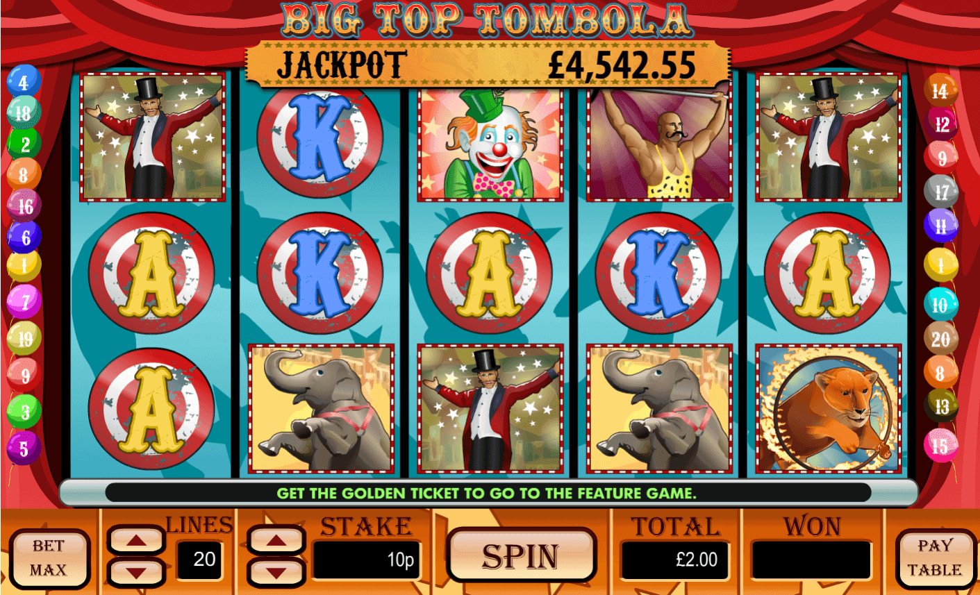 big top tombola slot review