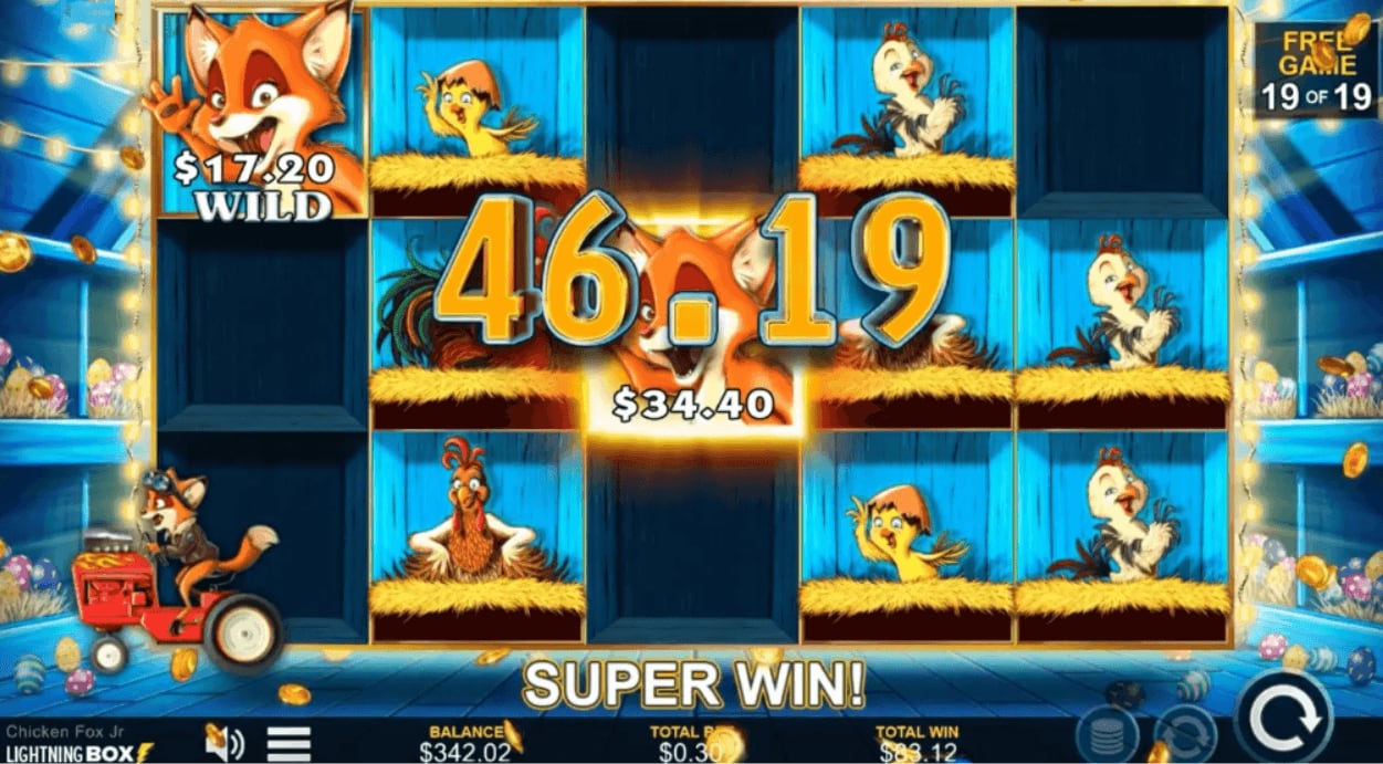 Chicken Fox Jr Slot Free Spins