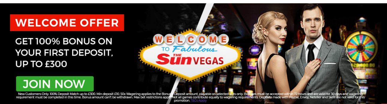 Get 25 free spins on Sun Vegas when you join – no deposit needed