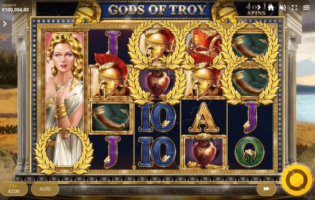 Age of the Gods: Epic Troy Slot by Playtech - Play For Free & Real