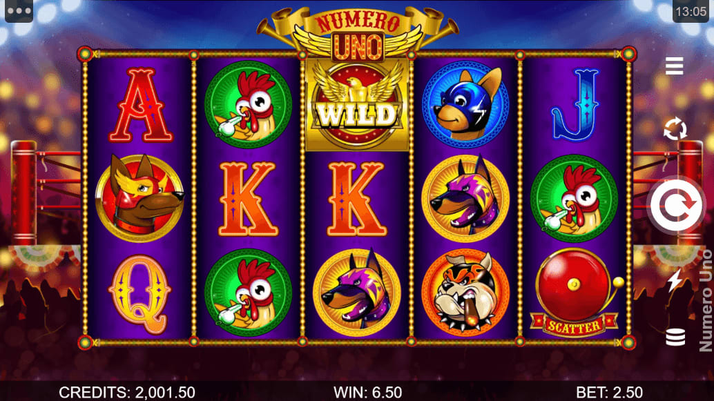 Numero Uno Online Slot  Free Spins + Wild Showdown