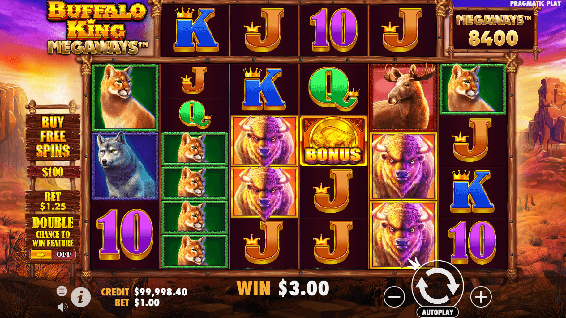 Buffalo King Megaways Slot