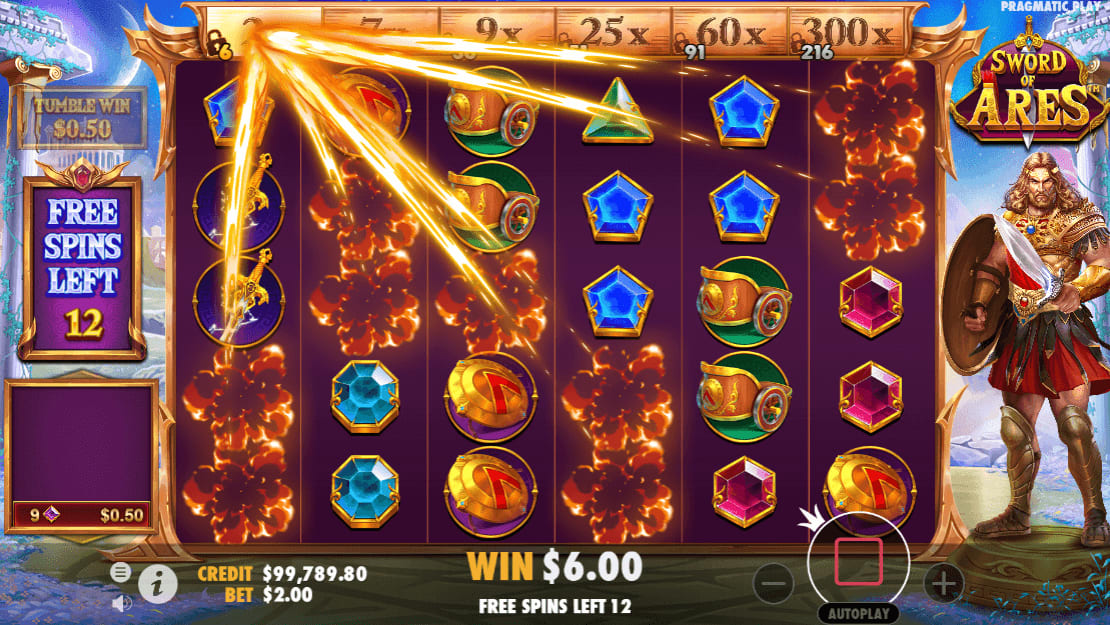 Sword of Ares Slot Free Spins