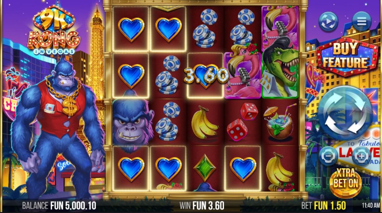 9k kong in vegas slot xtrabet feature