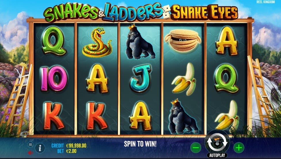 Snakes and Ladders Megadice Avaliação online do slot & Jogo do teste grátis  ✔️