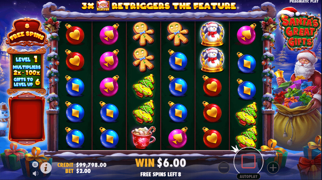 Santa's Great Gifts Slot Machine - Jogar Grátis