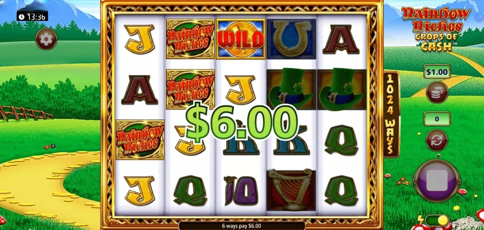 Rainbow Riches Crops of Cash Slot light & wonder