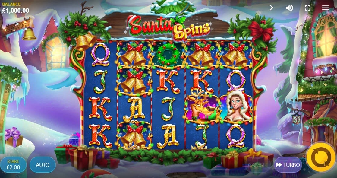 santa spins slot