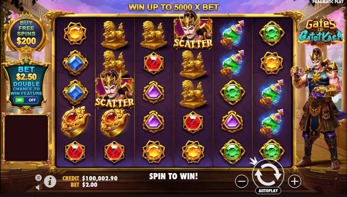 Gates of Gatot Kaca Slot | Claim up to 100 Free Spins!