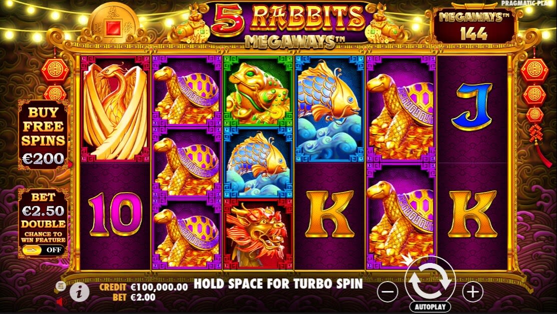 5 rabbits megaways slot