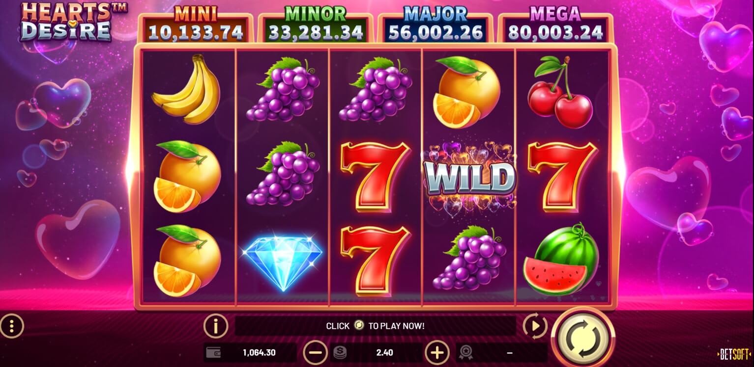 Hearts Desire - Betsoft Online Casino Games