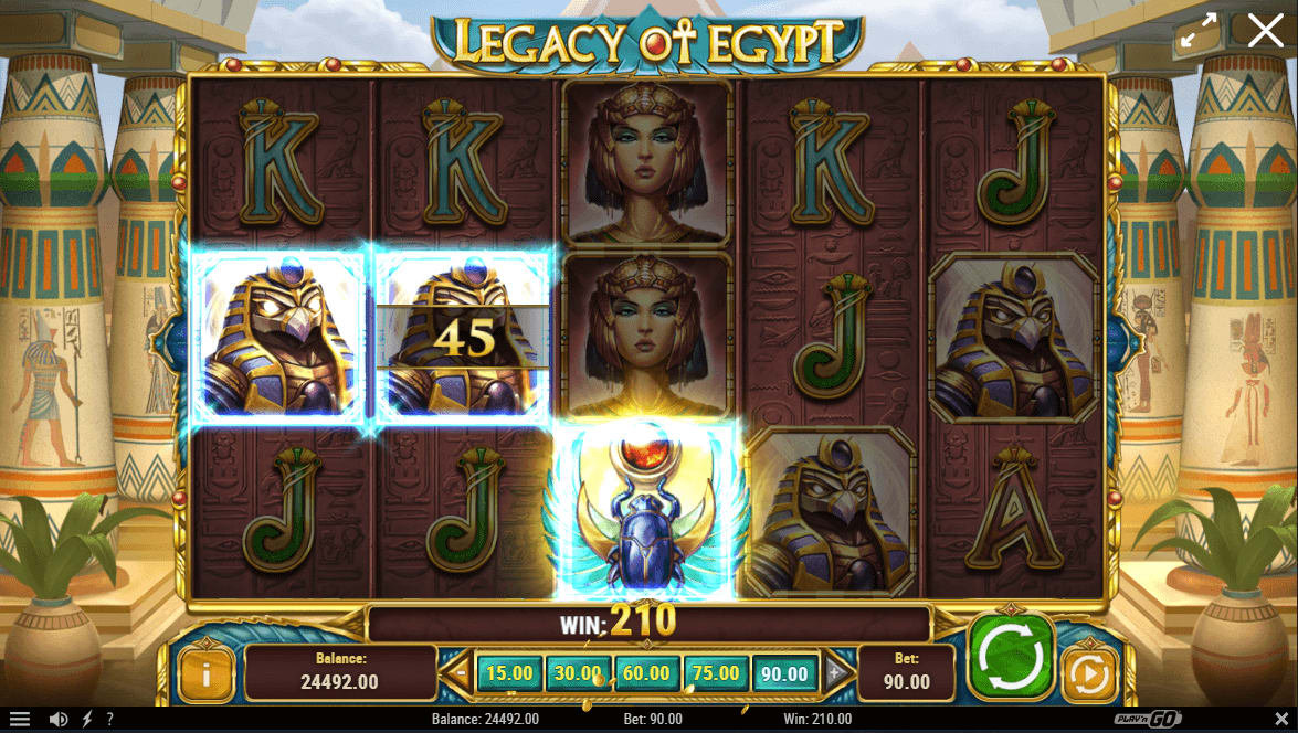 Legacy of Egypt Slot Win