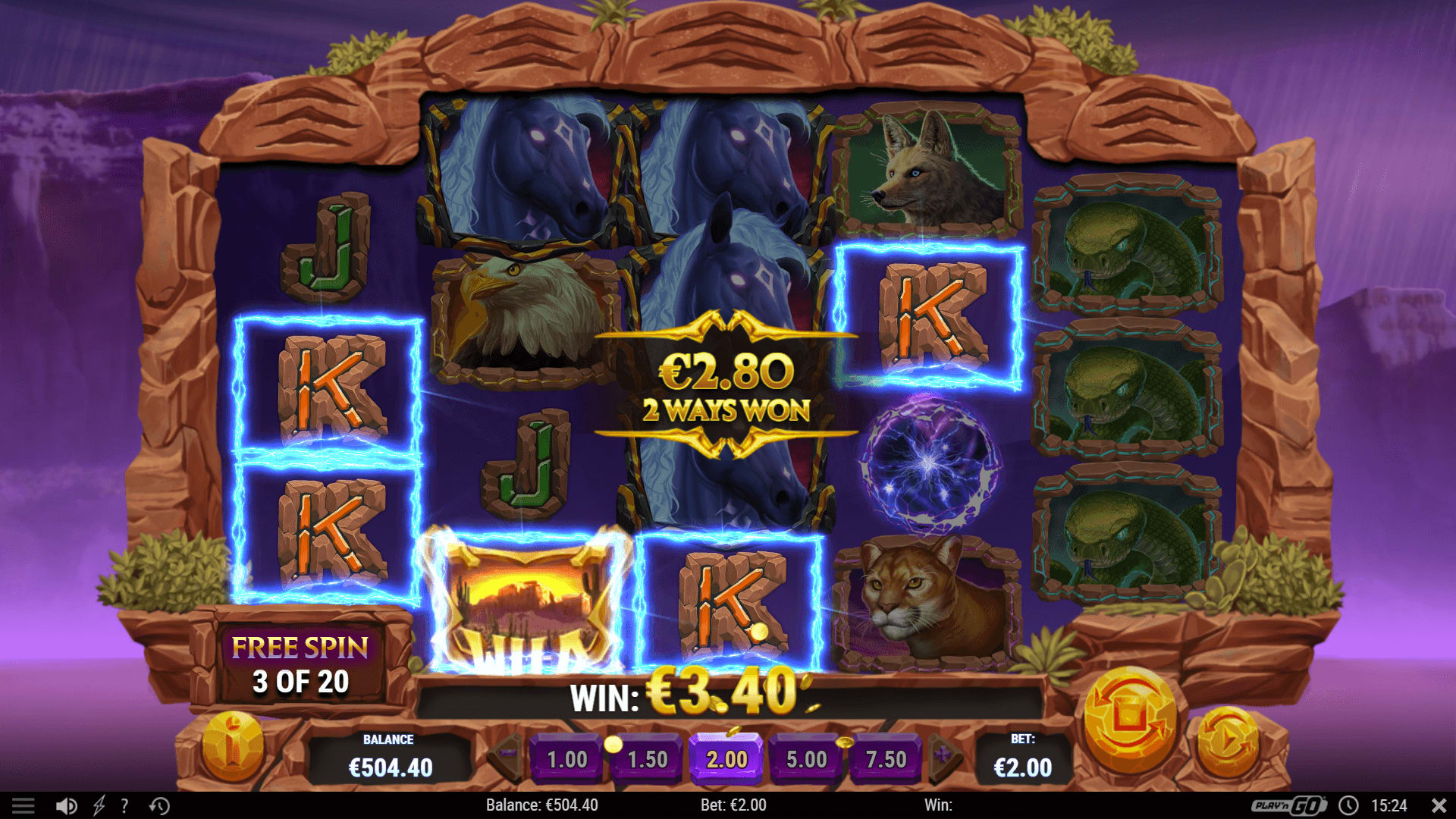 colt lightning slot free spins