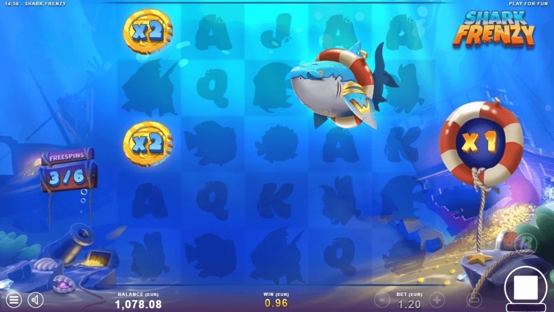 Shark Frenzy Slot Free Spins