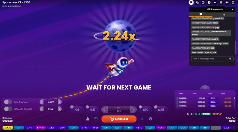 Spaceman - Play now with Crypto