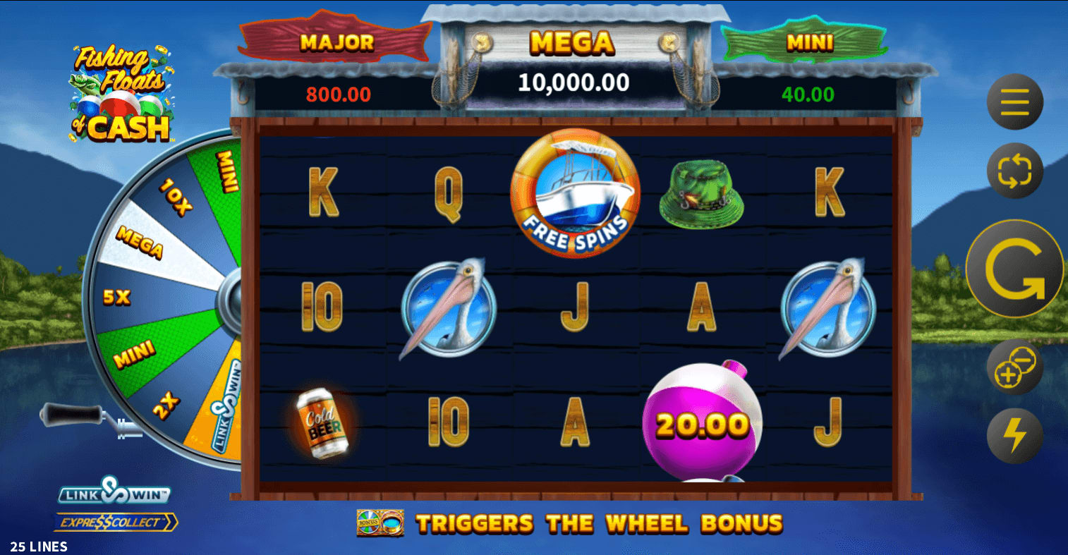 Fishing Deeper Floats of Cash Slot