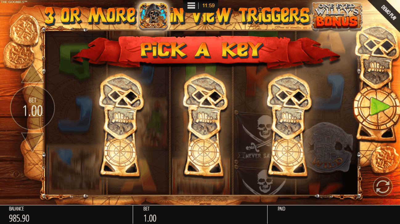 The Goonies Slot Bonus