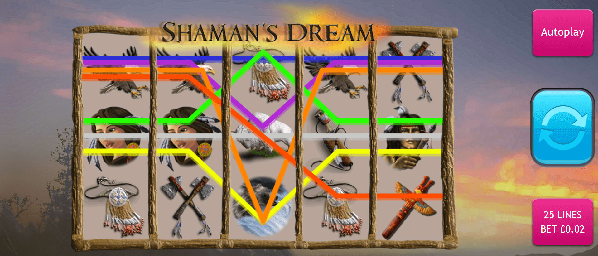 Shaman's Dream Free Spins