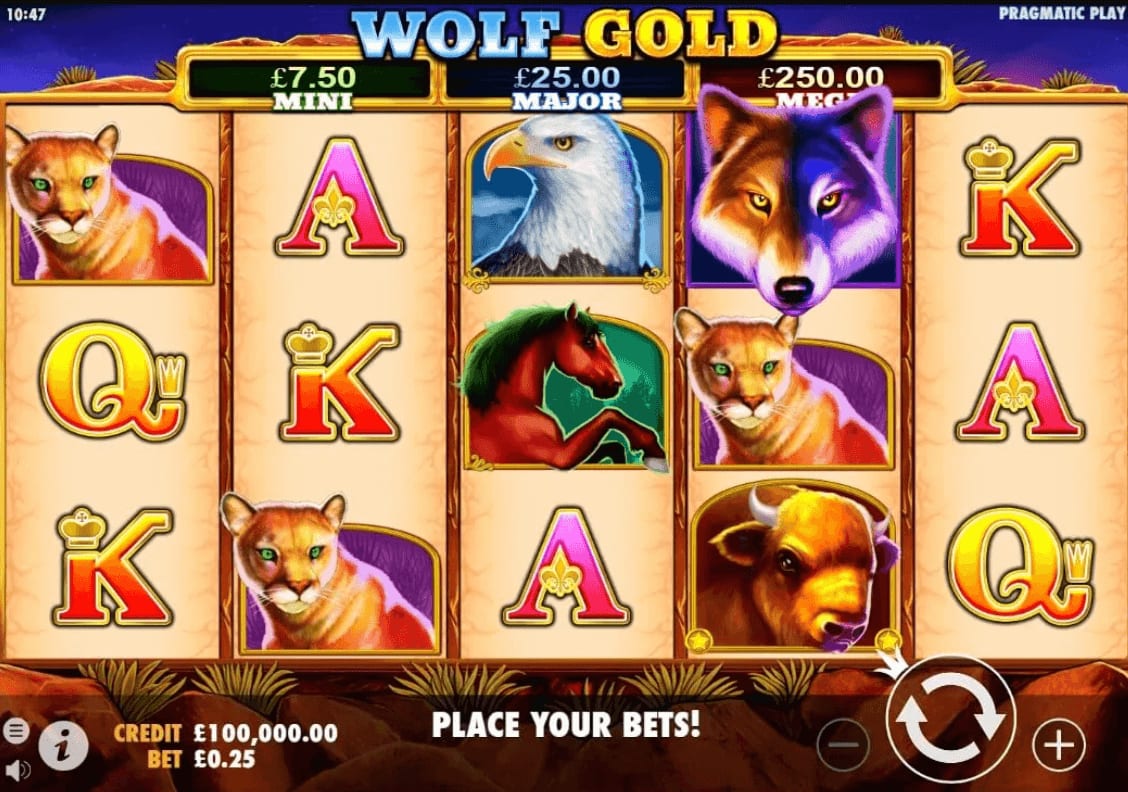 wolf gold free spins no deposit