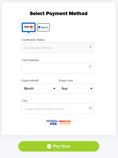 How to deposit using Mastercard at LottoGo