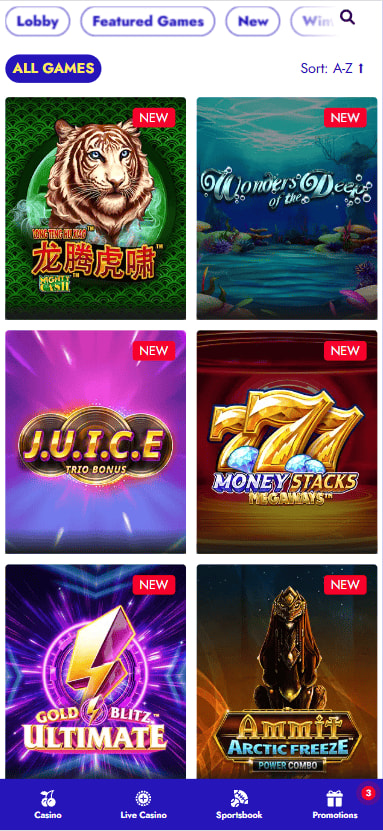 Highbet casino on mobile