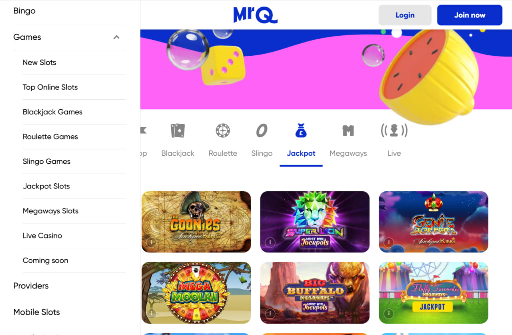 MrQ Desktop Navigation