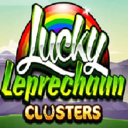 498165f4b0805c77180e734d633168cclucky leprechaun clusters slot logo