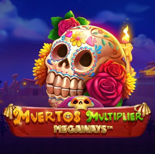 9b4b20b26d209db2eaf2d0eccf23b5ccmuertos multiplier megaways slot logo