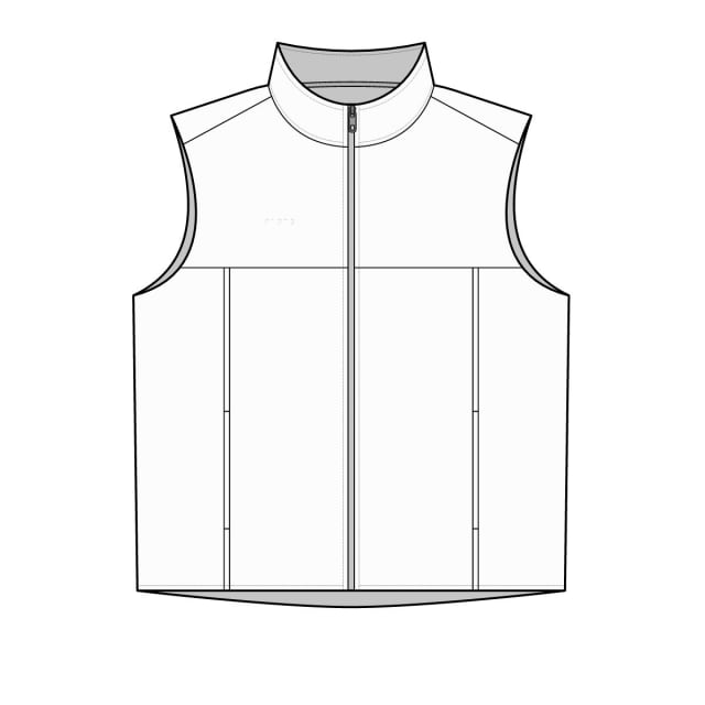 "Fancy" Braille Puffer Vest — Subtle Dot Detail, Women's Quilted Zip Vest | Elysium