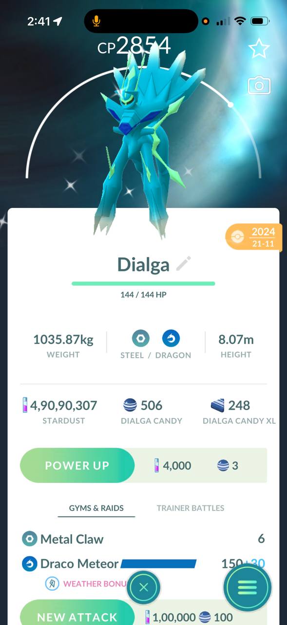 Shiny Origin Dialga