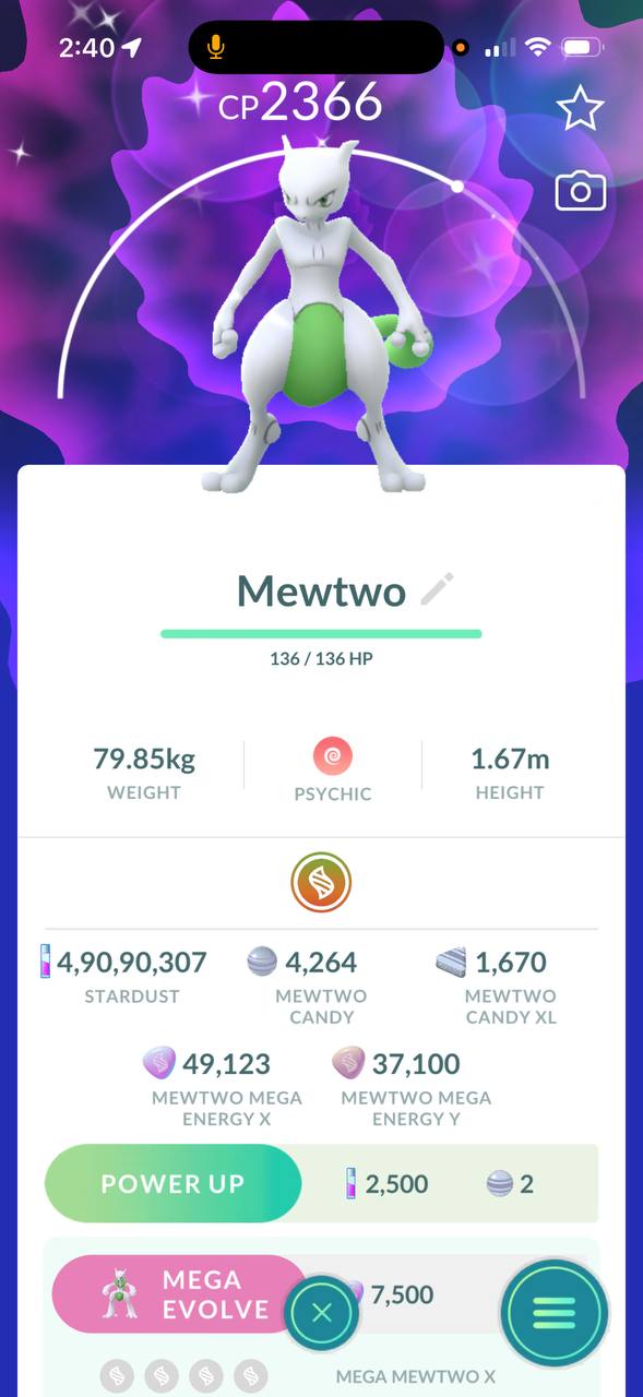 Shiny Mewtwo