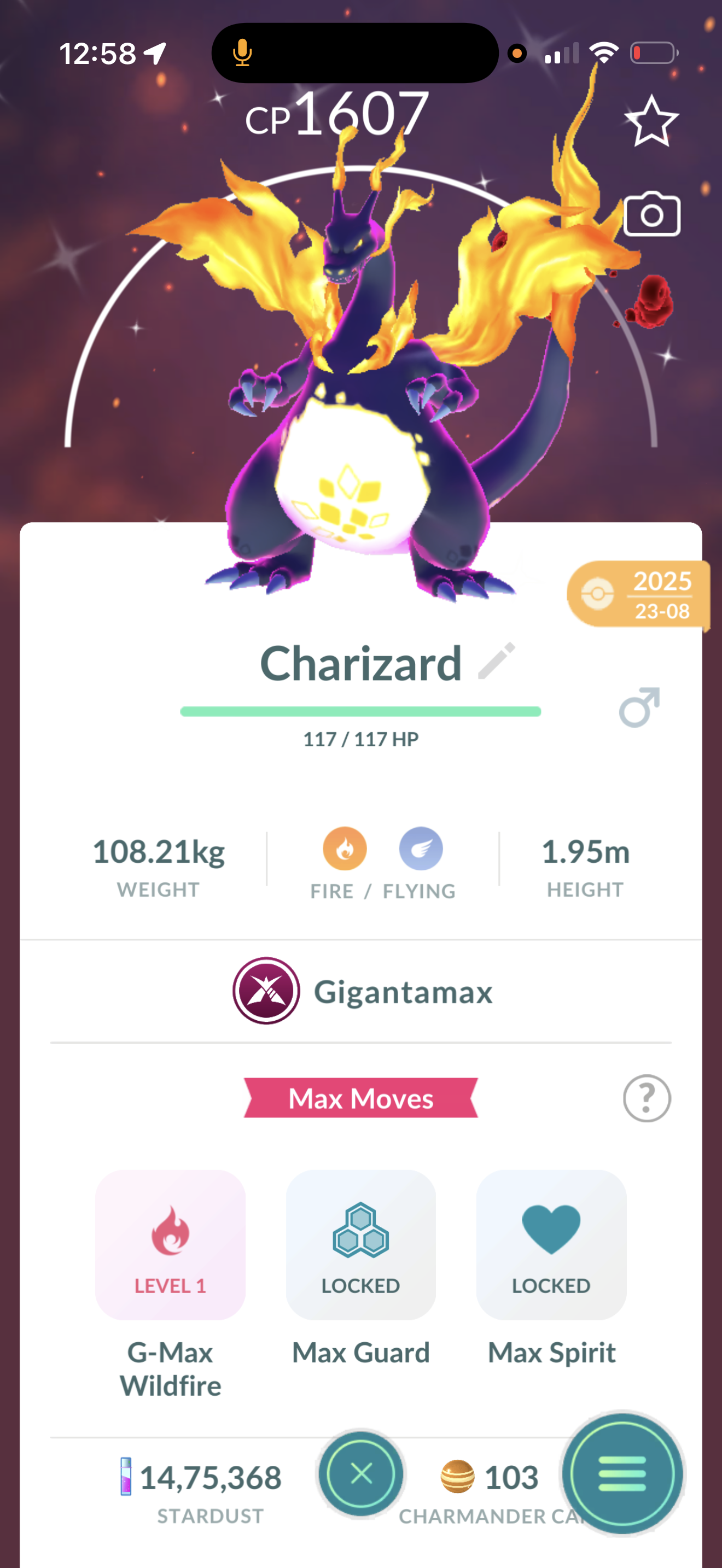Shiny Gmax Charizard