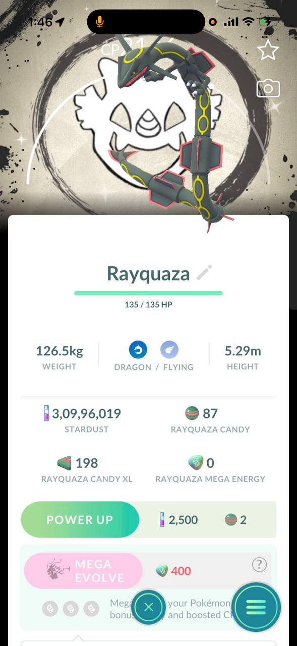 Global Fest 2026 Bg Shiny Rayquaza