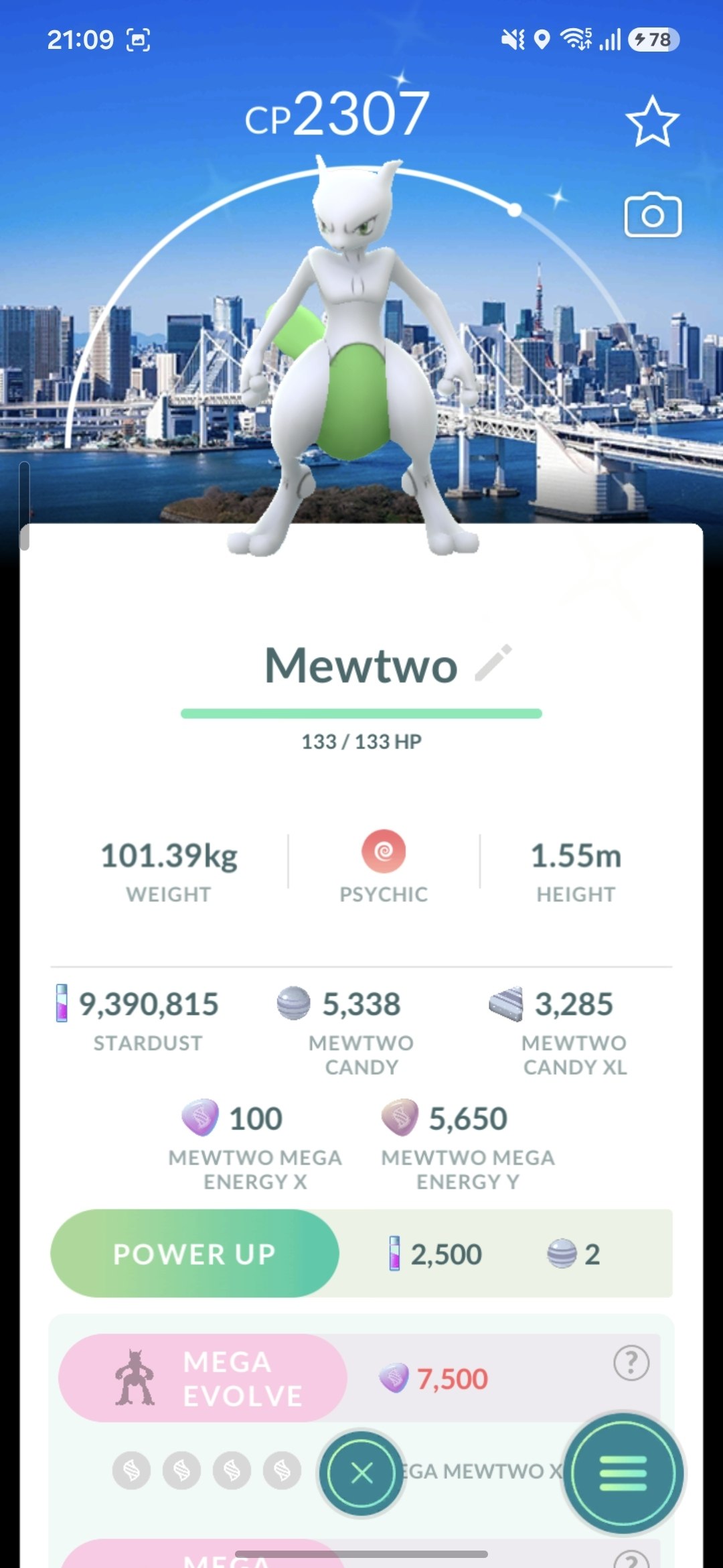 Shiny Mewtwo Tokyo BG - 2026