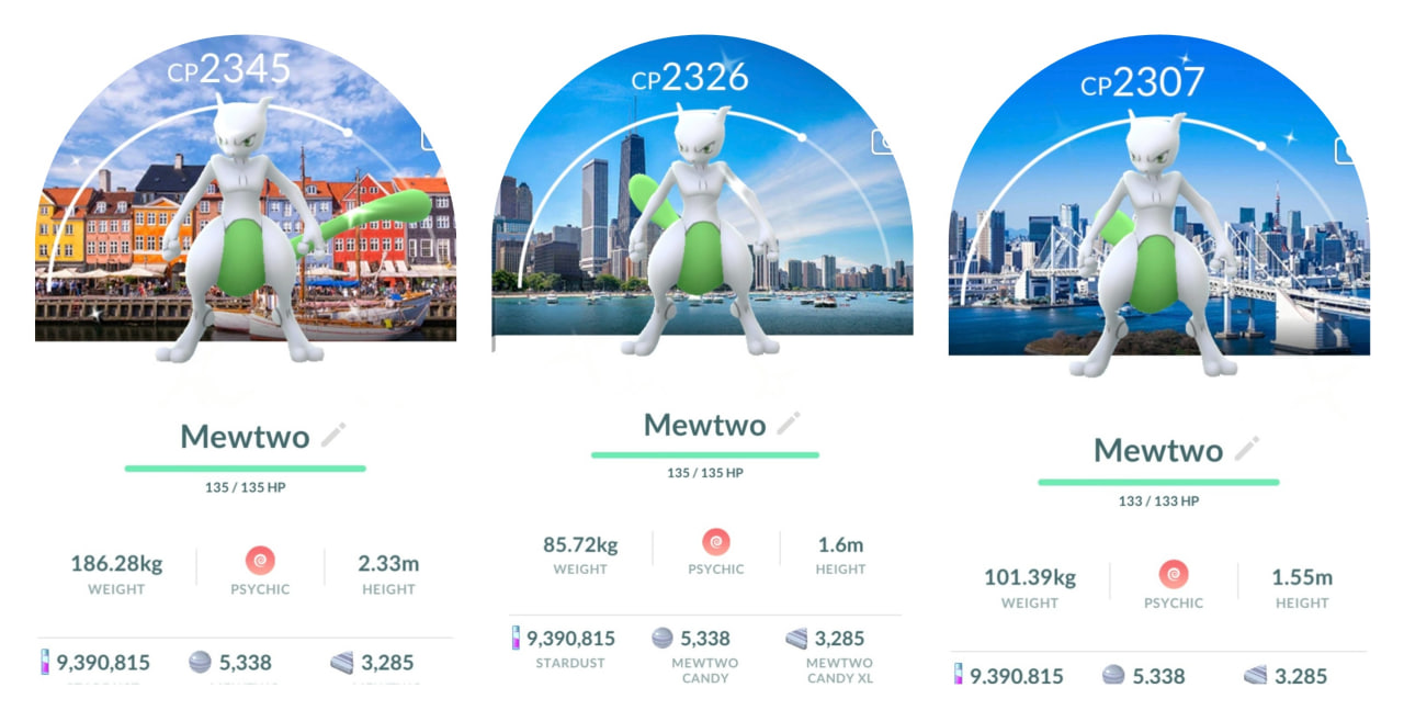 Shiny Mewtwo With BG - Go Fest 2026 - Pack of 3