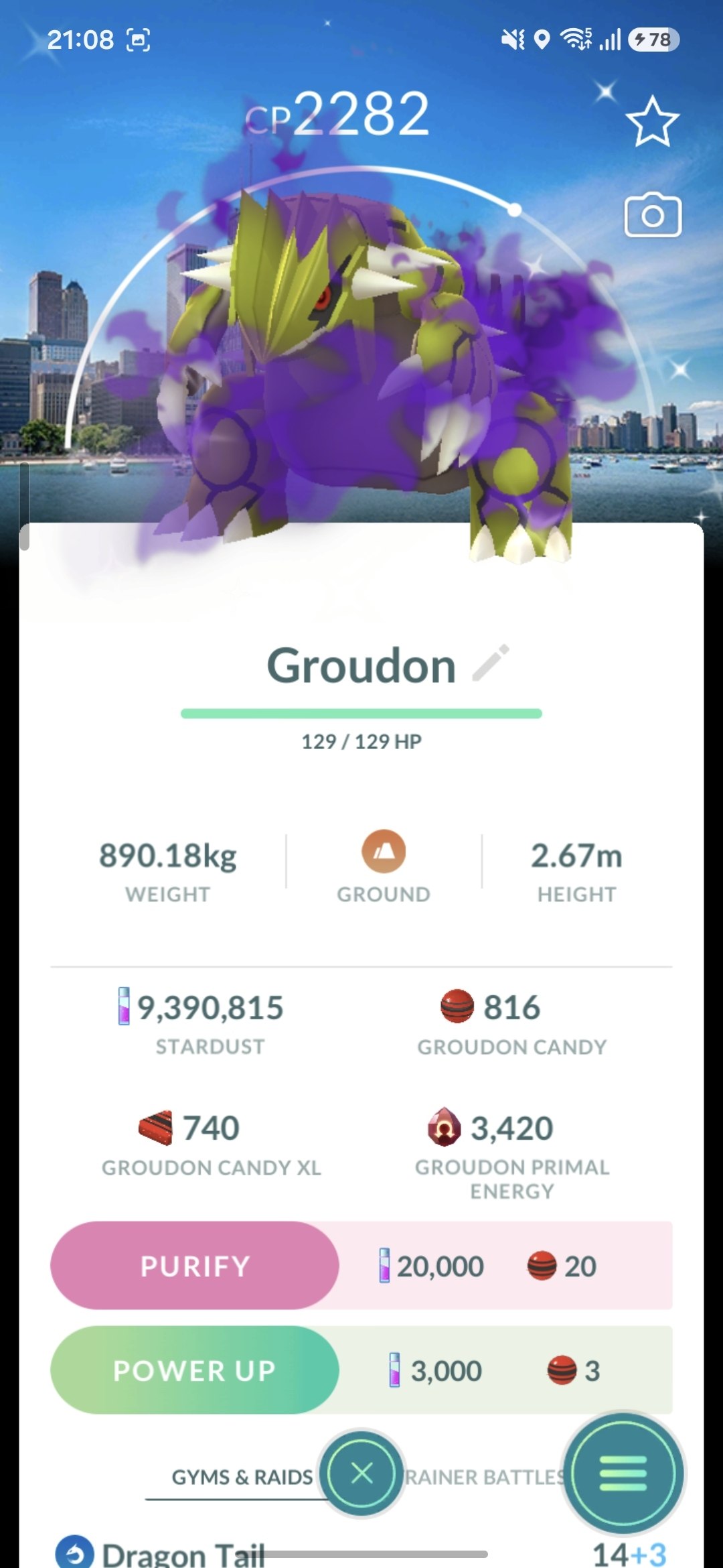 Shiny Chicago Bg Groudon 2026