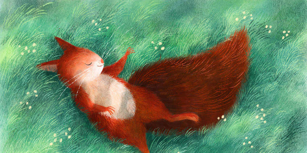 squirrel grass