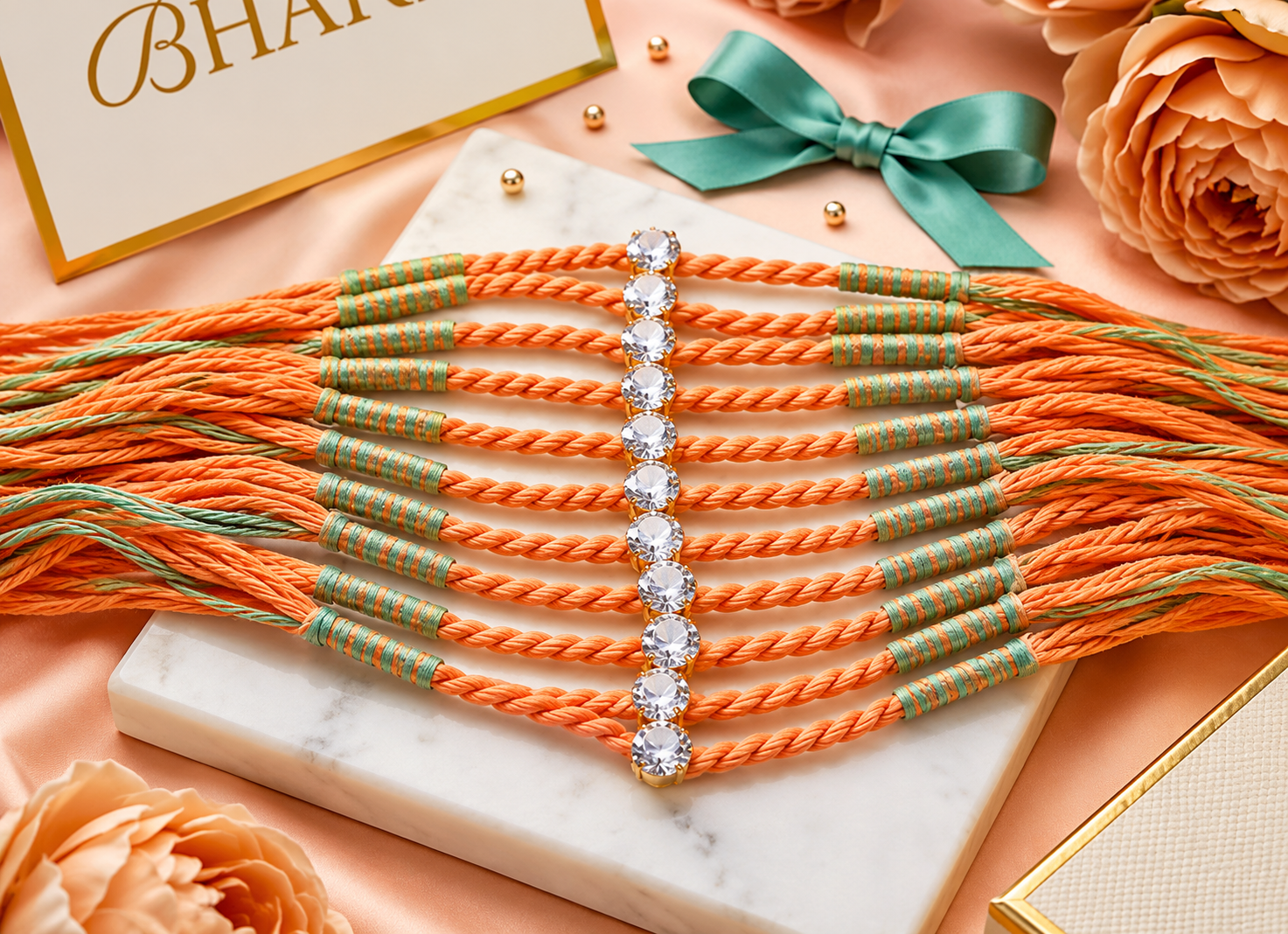 Handknotted Thread Rakhi for Brother Online