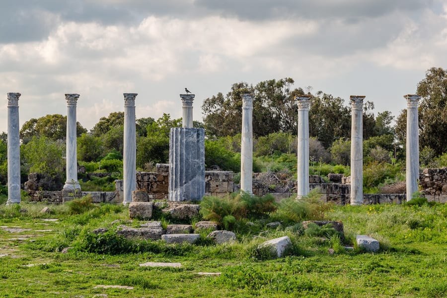 Roman ruins at Salamis, Cyprus