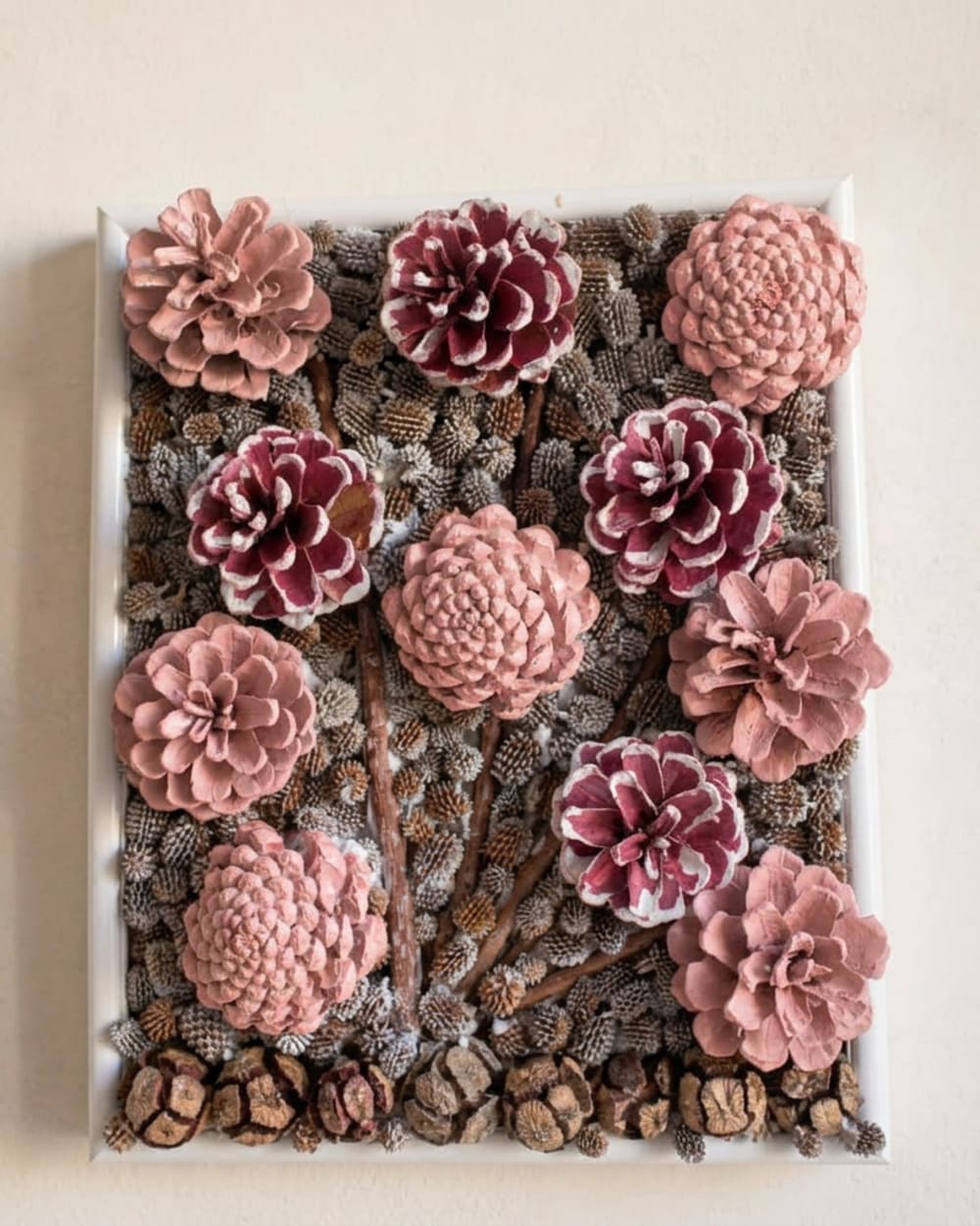Nature-Inspired Pinecone Art
