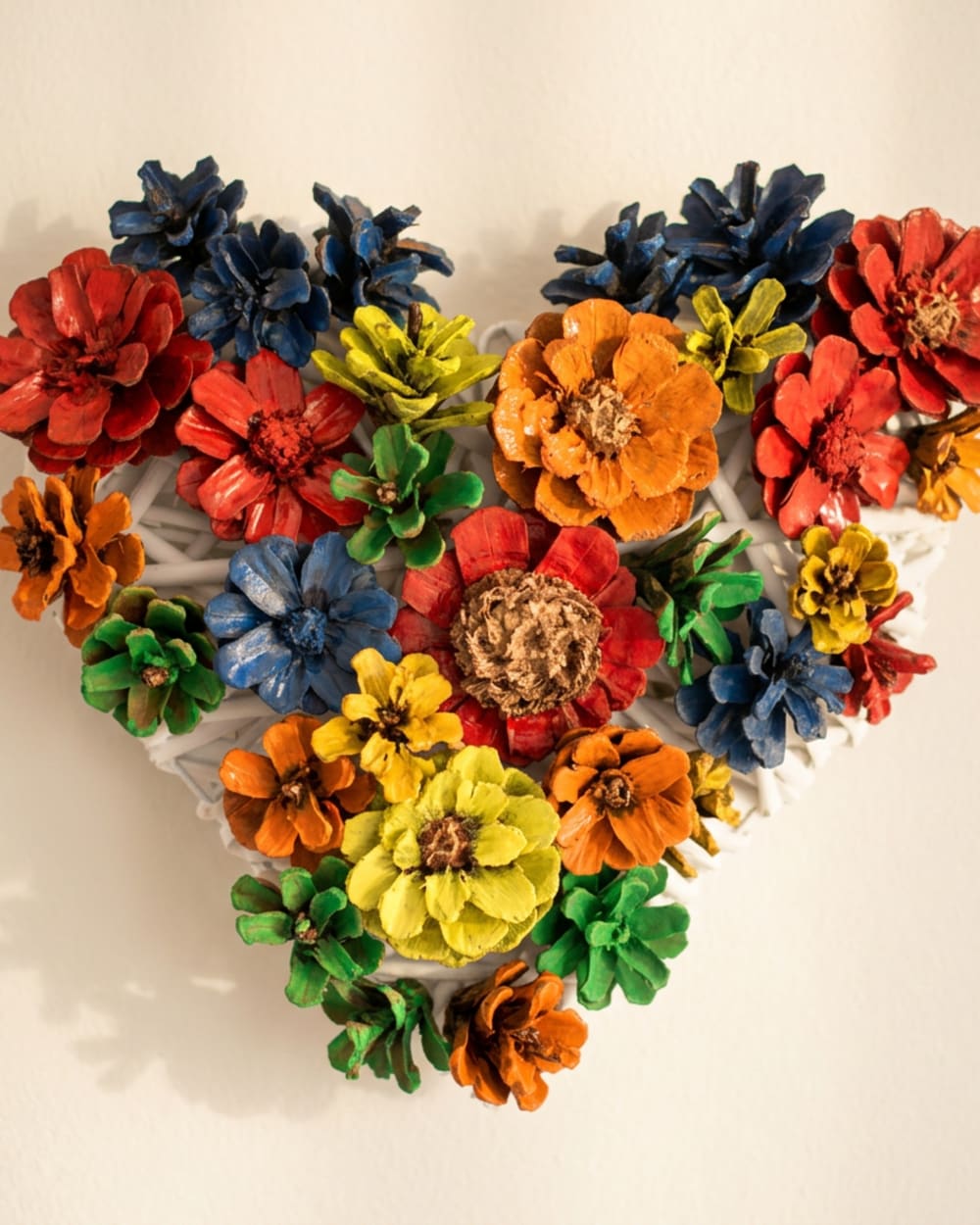 Colorful Pine Cone Bouquet